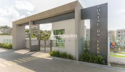 Apartamento semimobiliado para locação, em condomínio fechado, 2 quartos, 1 vaga, Olarias, Ponta Gr