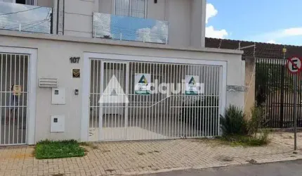 Ótimo sobrado semimobiliado para venda, com 3 suítes, 98,21m², Ponta Grossa, PR