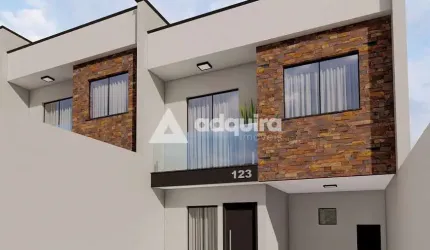 Sobrado Novo à venda, Jardim Carvalho, 3 quartos (1 suíte) , 88 m² de área construída - Ponta Gross