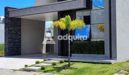 Casa no Condomínio Reserva Ecoville, com 3 quartos  (1 suite), em Ponta Grossa
