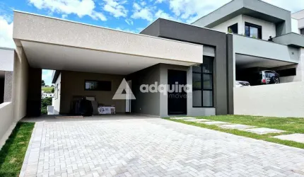 Casa em condomínio com 3 suítes à venda, Colônia Dona Luíza, Ponta Grossa, PR