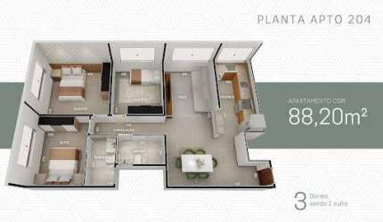 Apartamento em Vila dos Técnicos  -  Timóteo