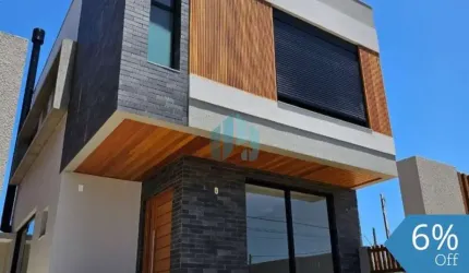 Linda Casa Nova, Próxima ao Centro e Praia Central, Ambrósio | Garopaba - SC