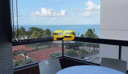 Apartamento Mobiliado à Beira-Mar de Areia Dourada com 3 Quartos