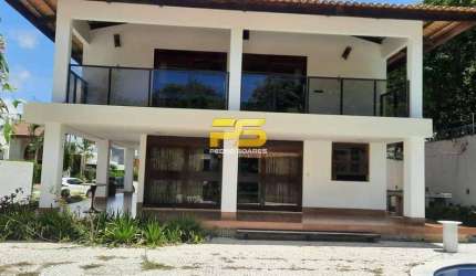 Casa em Condomínio Fechado 400m2 com 04 Quartos no Altiplano para locação por 12.000,00