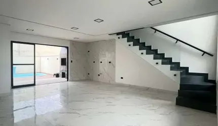 Sobrado/Duplex 80m mar Praia de Leste 3 quartos(1 suíte) piscina área gourmet