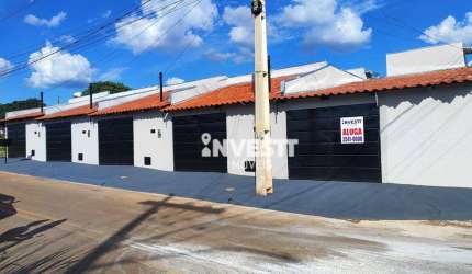 Casa com 2 dormitórios para alugar, 65 m² por R$ 1.150,00/mês - Parque dos Buritis - Trindade/GO