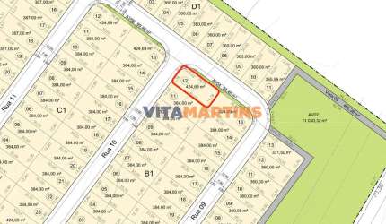 Terreno de esquina à venda no Terras Alphaville 424,69m² por R$300.000 em Cabo Frio/RJ