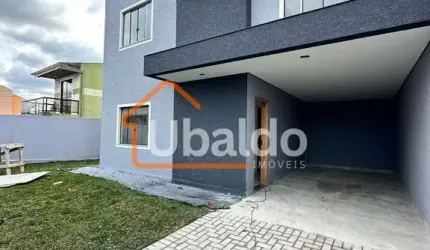 Sobrado à venda com 3 quartos, suíte e sobra de terreno no bairro Iguaçu – R$ 741.000