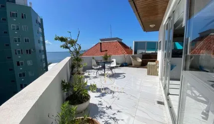 Oportunidade em Coqueiros!!! Cobertura Duplex com linda vista mar e localização privilegiada.