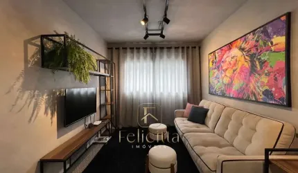 Excelente oportunidade no Estreito! Apartamento à venda com 1 dorm. 47m² e vaga+hb - Mobiliado