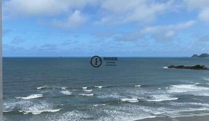 Apartamento na praia da pitangueiras frente ao mar