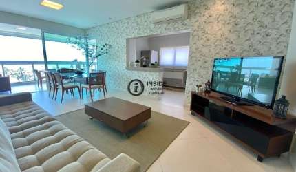Apartamento com 3 suítes e vista mar no guarujá