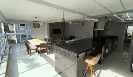 Apartamento 3 suítes e varanda gourmet na Enseada