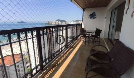 Apartamento 3 quartos com vista total para o mar
