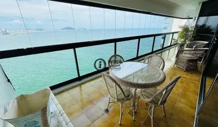 Apartamento de 3 suítes e vista total mar