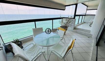 Apartamento com 3 suítes frente mar lazer total.