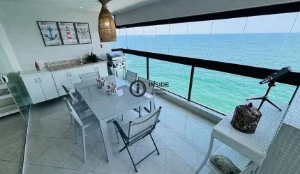 Apartamento com 3 suítes e vista total para o mar