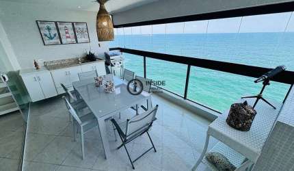 Apartamento com 3 suítes e vista total para o mar