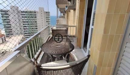 Apartamento com 2 quartos e vista mar
