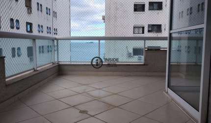 Apartamento vista mar 3 suites , varanda gourmet