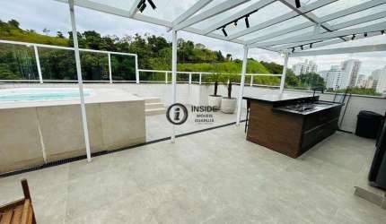 Cobertura penthouse 4 suítes e piscina privativa