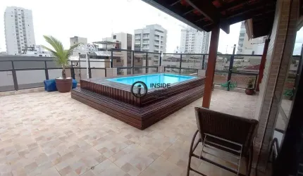Cobertura reformada de 3 quartos na enseada