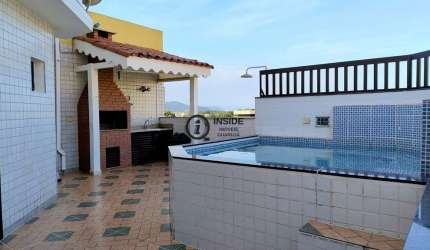 Cobertura à venda na praia da enseada de 3 quartos