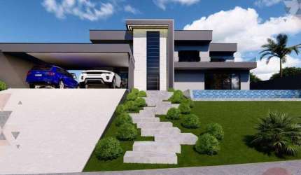 Casa em Condomínio à Venda - Loteamento Retiro Recanto Tranquilo, Atibaia - 204m2  - 4 suítes