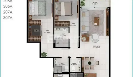 Cobertura Duplex em Jurerê Internacional  -  Florianópolis