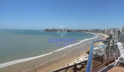 Apartamento de 3 quartos de frente para o Mar na Praia do Morro em Guarapari-ES- Support Corretora