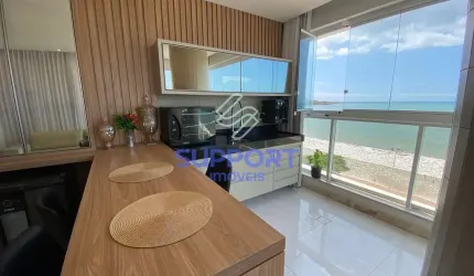 Apartamento de 4 quartos na Beira Mar Praia do Morro Guarapari-ES- Support Corretora de Imóveis.