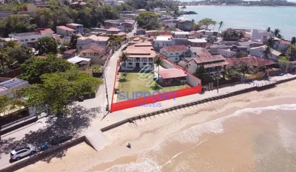 Espetacular Casa Duplex Frente Mar com terreno plano na paradisíaca Praia de Parati em Anchieta-ES