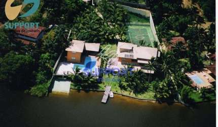 Linda Casa de frente para a lagoa de Maembá - Support Corretora de Imóveis.