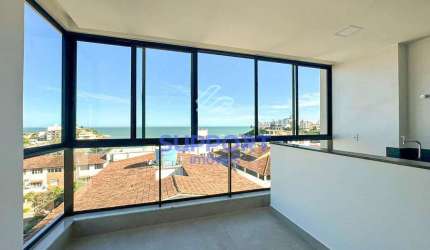 Apartamento 3 quartos em Iriri com vista para o mar e área gourmet