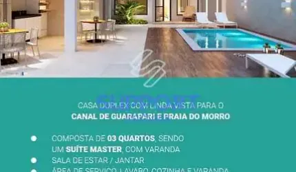 Casa 3 quartos no Itapebussu com vista privilegiada e área de lazer completa