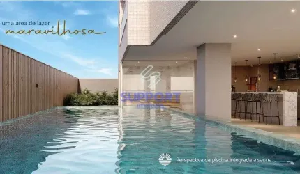 Apartamento 2 quartos na Praia do Morro, moderno e com área de lazer completa