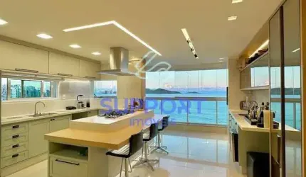 Apartamento 3 quartos na Praia do Morro, decorado e com vista para o mar