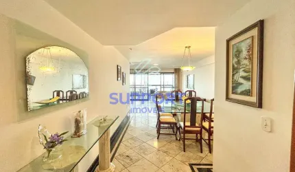Apartamento 3 quartos na praia do morro com 130 m², vista para o mar, quadra do mar e aconchegante