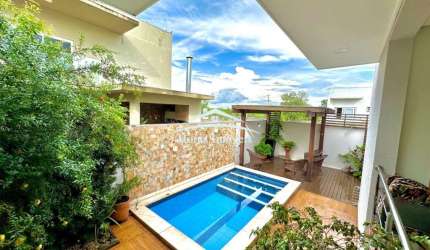Imperdível oportunidade: Casa de alto padrão no Condomínio Belvedere 1, Jardim Imperial, Cuiabá-MT - 03 quartos, 03 suítes, 1 sala, 04 banheiros, 4 vagas de garagem, 197,18 m² de área.