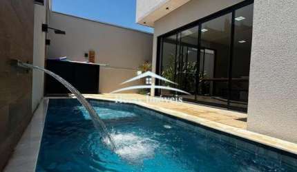 Casa de luxo para locação em condomínio Belvedere, Cuiabá-MT: 3 quartos, 3 suítes, 2 salas, 4 banheiros, 178m². Venha conferir!