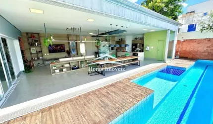 Casa de alto padrão no Condomínio Belvedere 1, Jardim Imperial, Cuiabá - MT: 3 quartos, 1 suíte, 2 salas, 2 banheiros, 4 vagas, 309m².