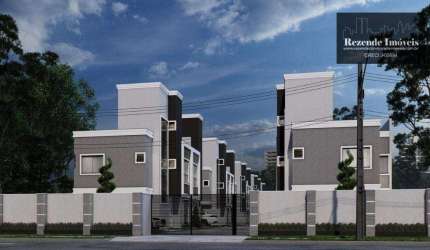 C-SO0918 Sobrados Novos em Condomínio no Uberaba, 105m² + Terraço