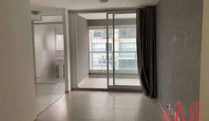 Apartamento com 1 dormitório para alugar, 49 m² por R$ 4.317,30/mês - Campo Belo - São Paulo/SP