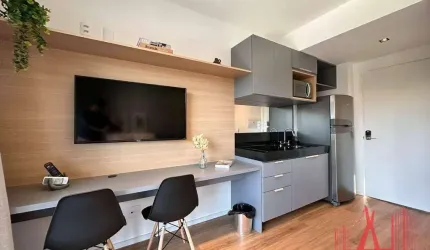 Studio com 1 dormitório para alugar, 30 m² por R$ 4.360,13/mês - Cerqueira César - São Paulo/SP