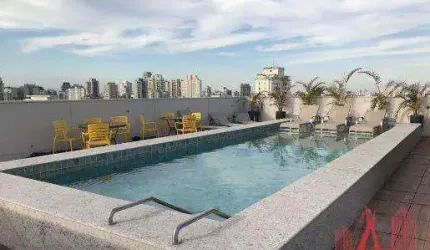 Studio com 1 dormitório para alugar, 31 m² por R$ 4.482,33/mês - Vila Clementino - São Paulo/SP
