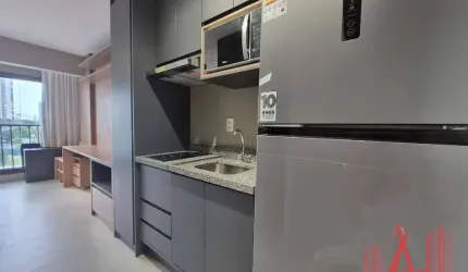 Apartamento Studio MOBILIADO para Locação com 1 dormitório, com 24 m² - Pinheiros