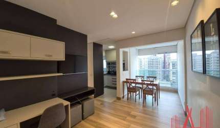 Apartamento para Locação com 1 dormitório, 1 vaga de garagem, com 33 m² - Pinheiros
