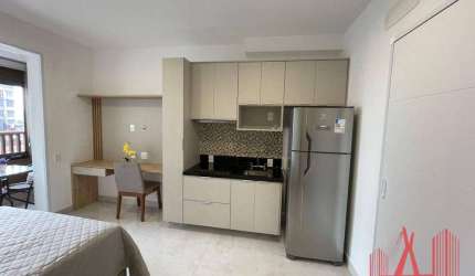 Studio com 1 dormitório, 27 m² - venda por R$ 385.000,00 ou aluguel por R$ 2.989,16/mês - Vila Gumercindo - São Paulo/SP
