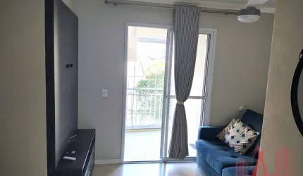 Apartamento MOBILIADO para Locação com 2 dormitórios, 1 vaga de garagem, com 59 m² - Ipiranga